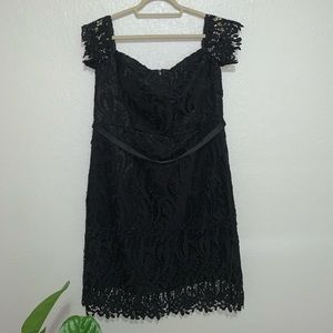 Black off the shoulder sweetheart neckline Dress